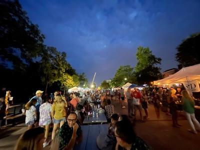 Taste of Mequon 2021 at night